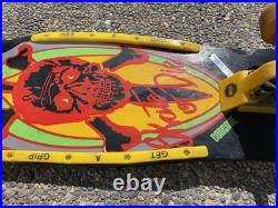 VINTAGE NASH REDLINE CONCAVE BOARD SKATE OR DIE XR-2 SKULL CROSSBONES 1980's