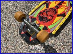 VINTAGE NASH REDLINE CONCAVE BOARD SKATE OR DIE XR-2 SKULL CROSSBONES 1980's