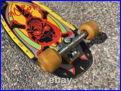 VINTAGE NASH REDLINE CONCAVE BOARD SKATE OR DIE XR-2 SKULL CROSSBONES 1980's