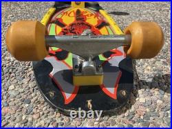 VINTAGE NASH REDLINE CONCAVE BOARD SKATE OR DIE XR-2 SKULL CROSSBONES 1980's