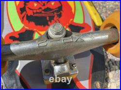 VINTAGE NASH REDLINE CONCAVE BOARD SKATE OR DIE XR-2 SKULL CROSSBONES 1980's