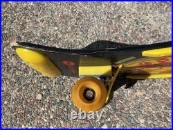 VINTAGE NASH REDLINE CONCAVE BOARD SKATE OR DIE XR-2 SKULL CROSSBONES 1980's