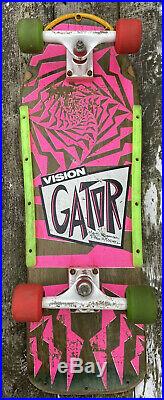 VISION GATOR Mark Rogowski Pro SKATEBOARD Vintage 1980s ALL ORIGINAL & Genuine