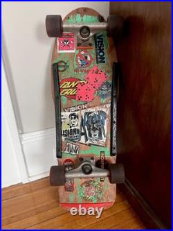 VISION Gator Skateboard Deck. Vision Mark Gonzales Sticker And Stage 1 Indies