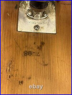 VNTG 1960's Sidewalk SurferSkateboard Chicago Truck Clay wheels#76P. Surfer ENT
