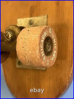 VNTG 1960's Sidewalk SurferSkateboard Chicago Truck Clay wheels#76P. Surfer ENT