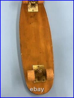 VNTG 1960's Sidewalk SurferSkateboard Chicago Truck Clay wheels#76P. Surfer ENT