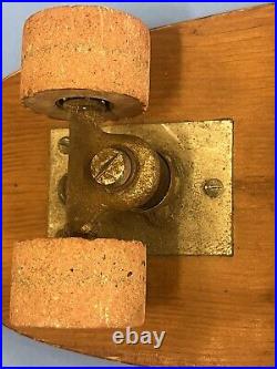 VNTG 1960's Sidewalk SurferSkateboard Chicago Truck Clay wheels#76P. Surfer ENT