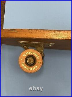 VNTG 1960's Sidewalk SurferSkateboard Chicago Truck Clay wheels#76P. Surfer ENT