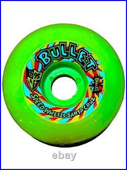 VTG 1980 Santa Cruz Bullet Speed Wheels Green- SMA Alva Powell Peralta Vision