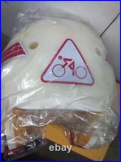 VTG 1980's PRO-TEC FIREFLY CHILD'S BICYCLE / SKATEBOARD Helmet SMALL WHITE