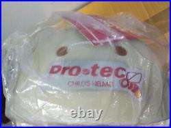 VTG 1980's PRO-TEC FIREFLY CHILD'S BICYCLE / SKATEBOARD Helmet SMALL WHITE