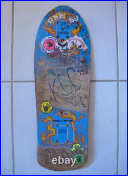 VTG 1988 Powell Peralta TOMMY GUERRERO 7PLY Flaming Dagger Skateboard Deck RARE VTG 1988 Powell Peralta TOMMY GUERRERO 7PLY Flaming Dagger Skateboard Deck RARE