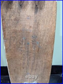 VTG 60s/70s Super Surfer Skateboard Wooden Deck Clay Wheels Metal Trucks RARE