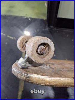 VTG 60s/70s Super Surfer Skateboard Wooden Deck Clay Wheels Metal Trucks RARE