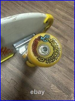 VTG 80's Santa Cruz Meek Model Slasher Flip Tail Indy Trucks Skateboard OG