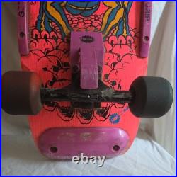 VTG 80s Nash Red Line Skateboard Executioner Dragon Skulls XR-2 Trucks Orange