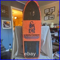 VTG 80s Nash Red Line Skateboard Executioner Dragon Skulls XR-2 Trucks Orange