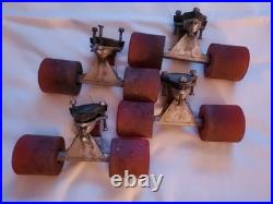 VTG GT Wheels (8) & GT Pro-Trax Trucks (4) Set Of 2 Pre-owned Used Skateboard VTG GT Wheels (8) & GT Pro-Trax Trucks (4) Set Of 2 Pre-owned Used Skateboard