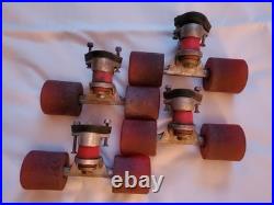 VTG GT Wheels (8) & GT Pro-Trax Trucks (4) Set Of 2 Pre-owned Used Skateboard