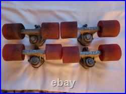 VTG GT Wheels (8) & GT Pro-Trax Trucks (4) Set Of 2 Pre-owned Used Skateboard