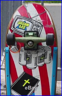 VTG OG 1991 Blind Jason Lee Icons Skateboard Independent Trucks A1 Meats Wheels