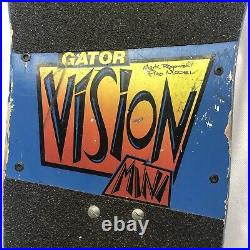 VTG OG 88 Vision Gator Mini Skateboard Mark Rogowski Tracker Trucks Vision Blurr