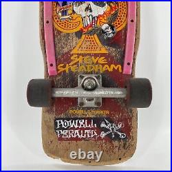 VTG Original Powell Peralta Skateboard 1985 Steve Steadham Skull Spade 80s RARE