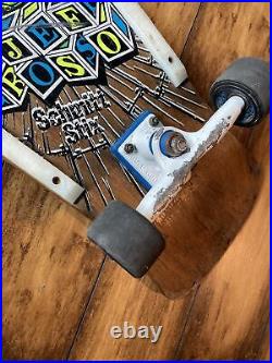 VTG Schmitt Stix Jeff Grosso Rag Doll Skateboard Gullwing Pro Trucks John Lucero