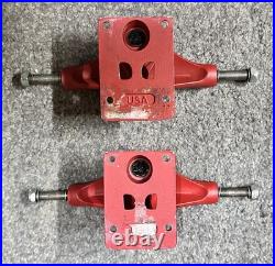 VTG Stage 9 Red 129 Independent Skateboard Trucks