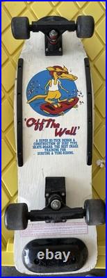 VTG VANS OFF THE WALL SURF SKATEBOARD Tube Rider Original Good condition
