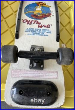 VTG VANS OFF THE WALL SURF SKATEBOARD Tube Rider Original Good condition