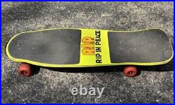 VTG Variflex Skateboard RIP Skeleton Casket Graveyard Halfpipe Retro 1980s 30