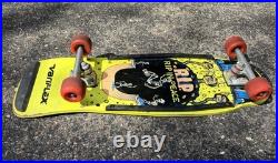 VTG Variflex Skateboard RIP Skeleton Casket Graveyard Halfpipe Retro 1980s 30
