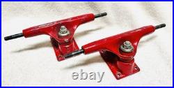 VTG Venture Red Skateboard Trucks Sixtrack White- USED