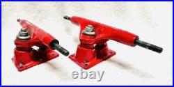 VTG Venture Red Skateboard Trucks Sixtrack White- USED