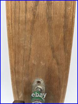 VTG ZIPEES Sidewalk Surfboard 60s Skateboard Manning Mfg Chicago Wood Deck M-444