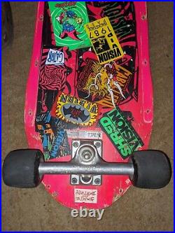 Variflex VooDoo Skateboard Original 1980's Witch Doctor Pink RARE