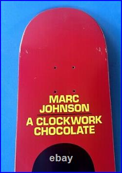 Very Rare Vintage NOS Marc Johnson Chocolate Skateboard- A Clockwork Orange