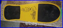 Vint Bart Simpson Skate Board Oldschool Skateboard The Simpsons Neon Green & YEL