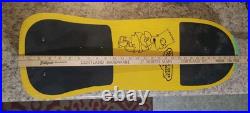 Vint Bart Simpson Skate Board Oldschool Skateboard The Simpsons Neon Green & YEL