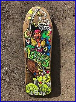 Vintage1987 Sims Kevin Staab Pirate NOS Skateboard Old School Rare