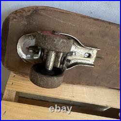 Vintage 1950s Wooden Sidewalk Surfboard Skateboard Metal Skate Wheels Handmade