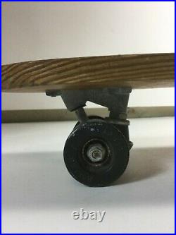 Vintage 1960 22 Roller Derby Deluxe #20 Wood Skateboard Clay Original Wheels