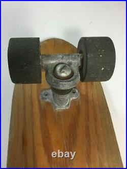 Vintage 1960 22 Roller Derby Deluxe #20 Wood Skateboard Clay Original Wheels