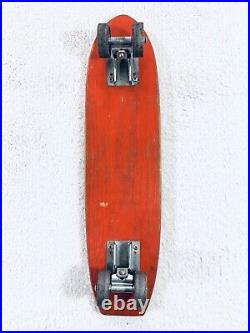 Vintage 1960's 60s Nash Skateboard Sidewalk Surfboard Red Nice