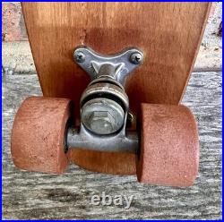 Vintage 1960's BLACK KNIGHT Wood Skateboard Sport Fun Trucks Clay Wheels