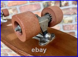 Vintage 1960's BLACK KNIGHT Wood Skateboard Sport Fun Trucks Clay Wheels Vintage 1960's BLACK KNIGHT Wood Skateboard Sport Fun Trucks Clay Wheels