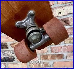 Vintage 1960's BLACK KNIGHT Wood Skateboard Sport Fun Trucks Clay Wheels