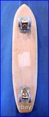 Vintage 1960's Era / Nash MFG. / Fifteen Toes #1 / (Blue) Wooden Skateboard
